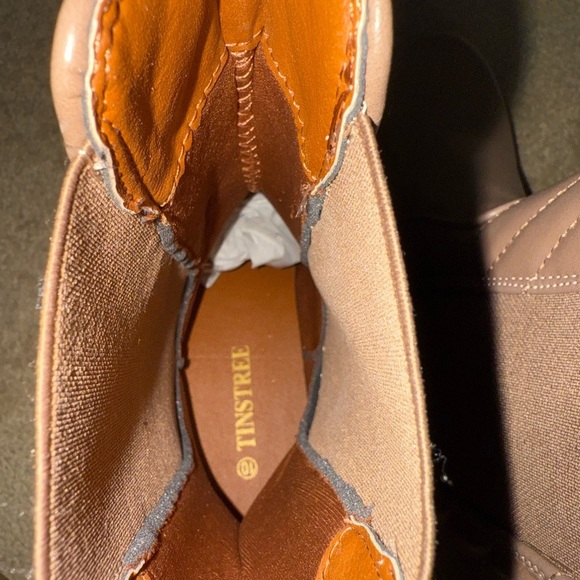 TinsTree Camel Color Boot Slidein Boot NWOT - Picture 3 of 5